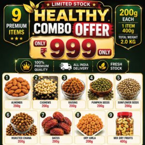 Qasmi Healthy Dry Fruits Combo – 2 KG Premium Combo Pack