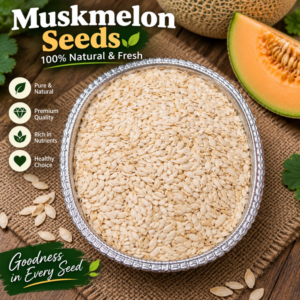 Muskmelon Seeds – 100% Natural & Fresh