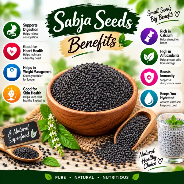 Sabja Seeds (Basil Seeds)