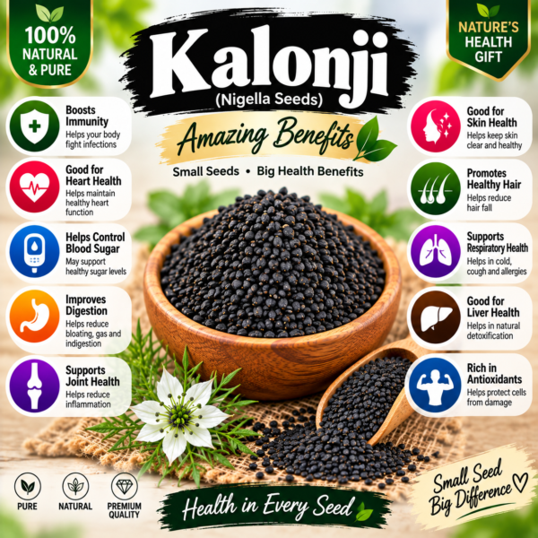 Kalonji Seeds (Black Seeds)