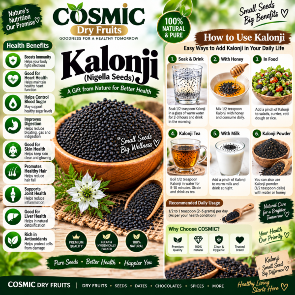 Kalonji Seeds (Black Seeds)