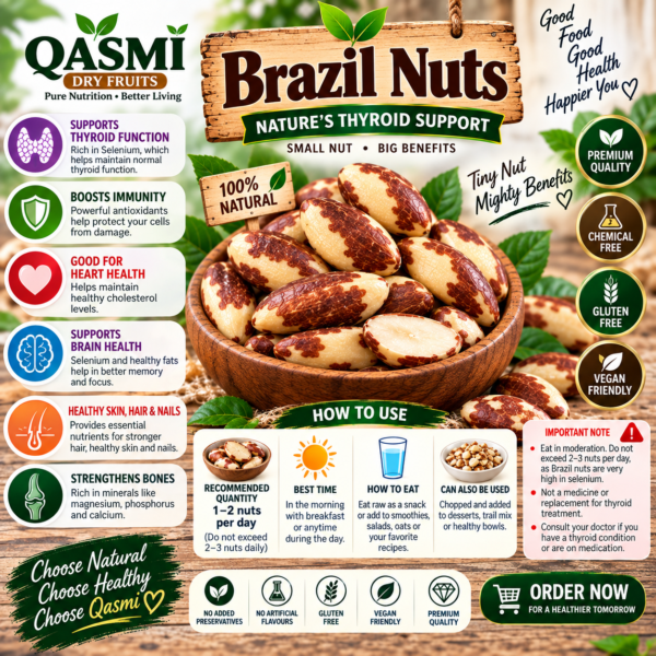 Brazil Nuts – 100% Natural & Fresh