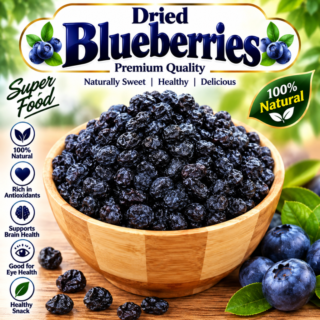Dried Blueberries – Premium Quality | Naturally Sweet & Delicious