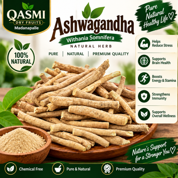 Dry Fruits Ashwagandha | 100% Natural Ashwagandha