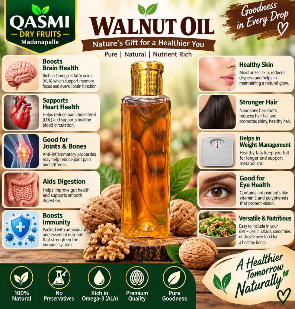 Walnut Oil – 100% Natural