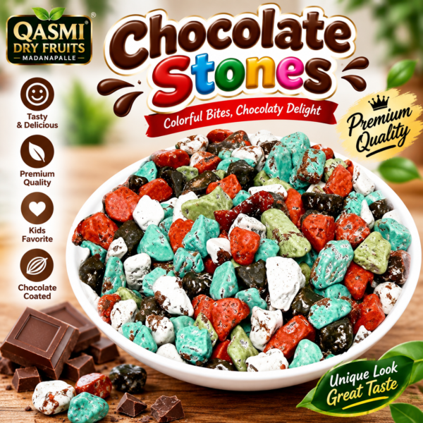 Choco Stones | Colorful Bites, Chocolaty Delight | Premium Chocolate Treat