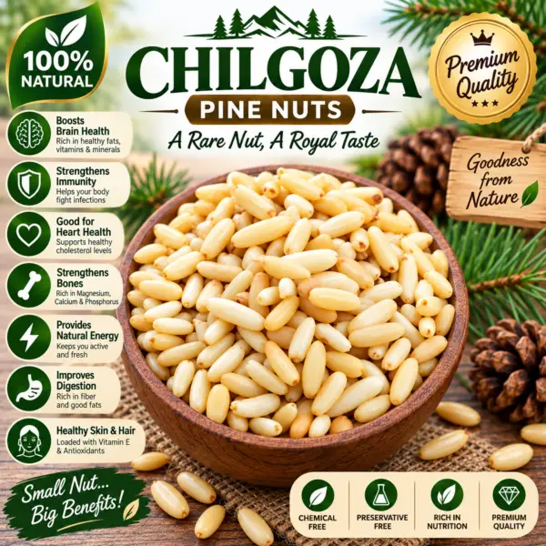 Premium Chilgoza – Pine Nuts | 100% Natural & Fresh | 100g
